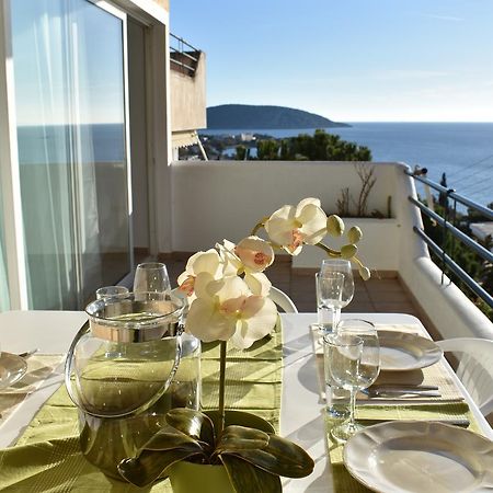 El Mar, 2 Bdr Seaview Apartment, 7 Min From Beach Lagonisi Esterno foto