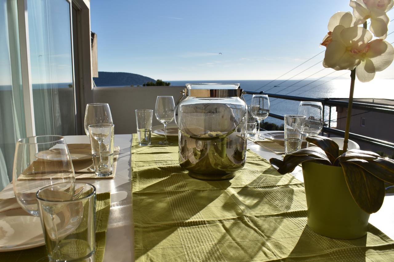 El Mar, 2 Bdr Seaview Apartment, 7 Min From Beach Lagonisi Esterno foto