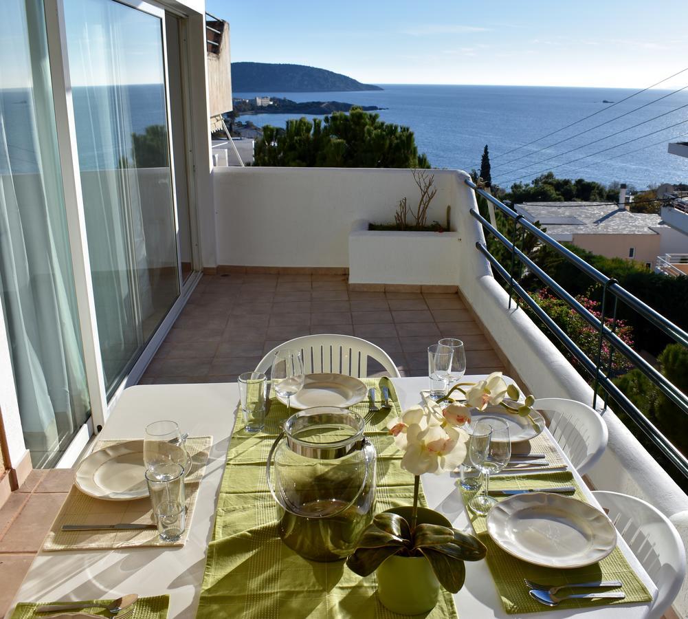El Mar, 2 Bdr Seaview Apartment, 7 Min From Beach Lagonisi Esterno foto