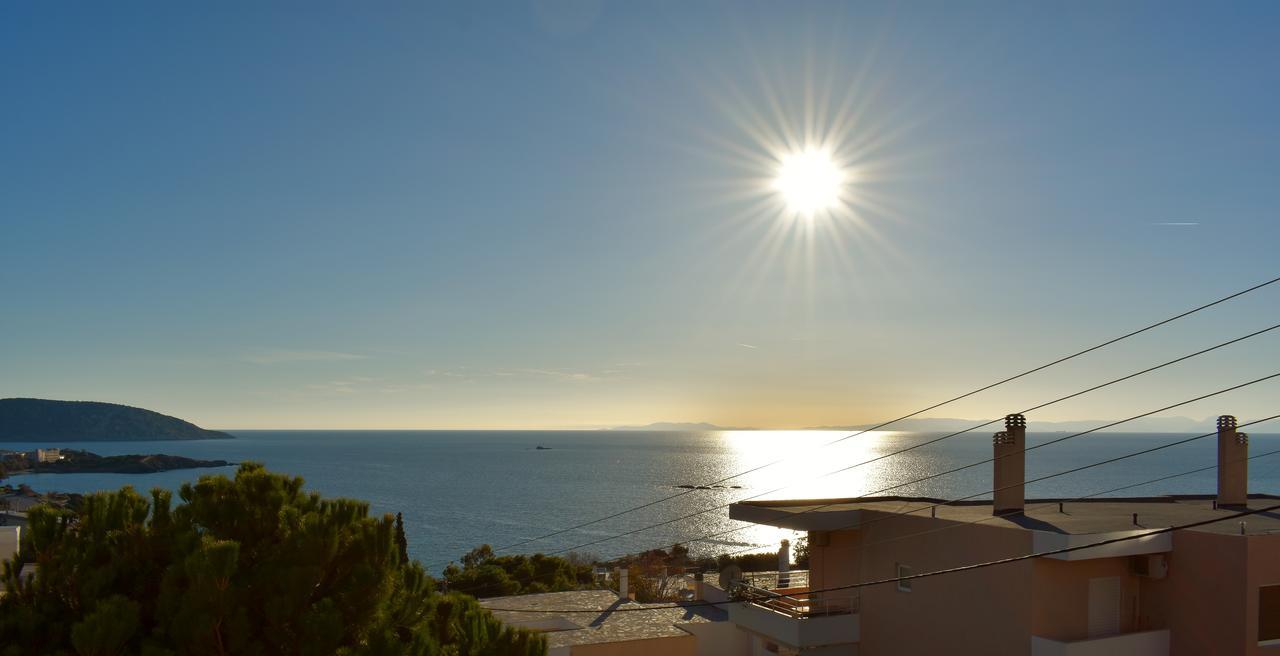 El Mar, 2 Bdr Seaview Apartment, 7 Min From Beach Lagonisi Esterno foto